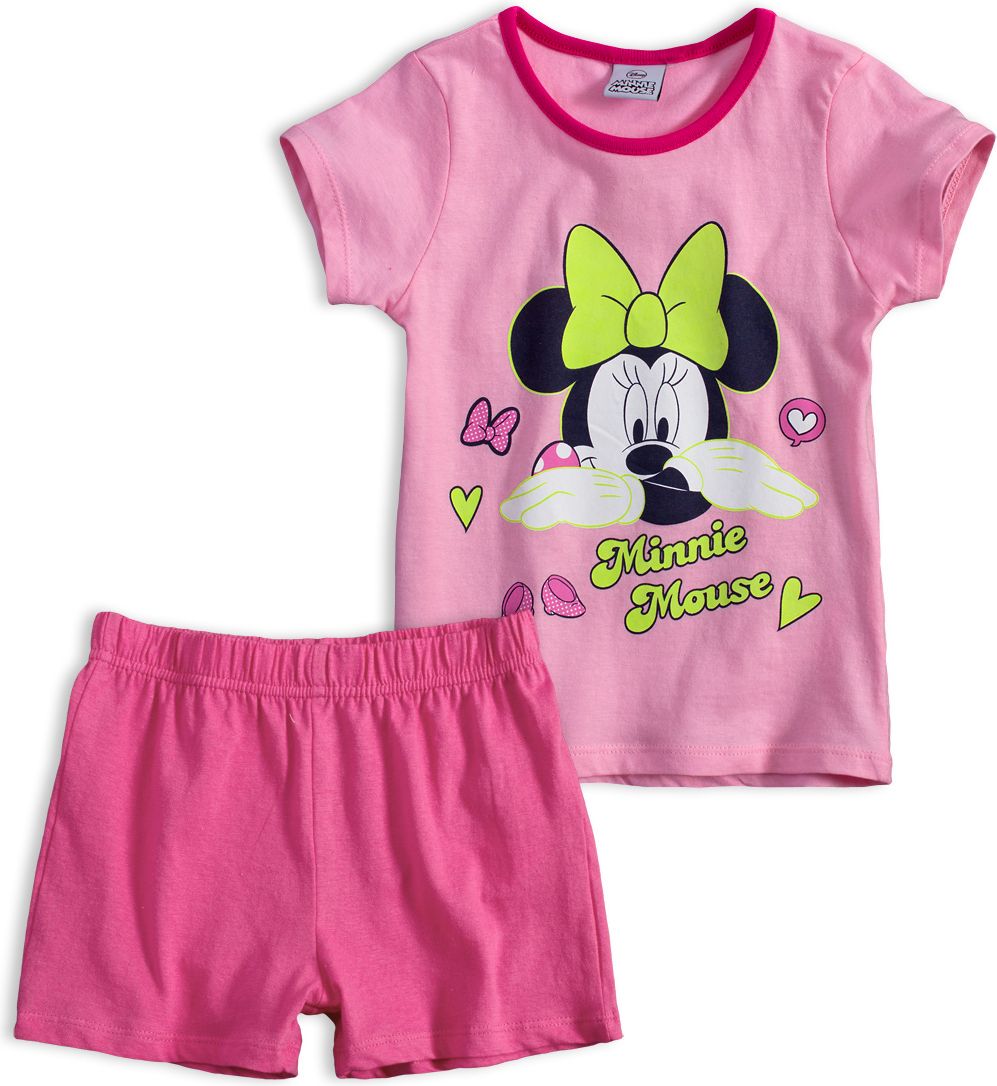 Dívčí pyžamo DISNEY MINNIE SLEEPING růžové Velikost: 98 - obrázek 1