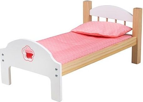 Bigjigs Toys Dřevěná postýlka pro panenky - obrázek 1