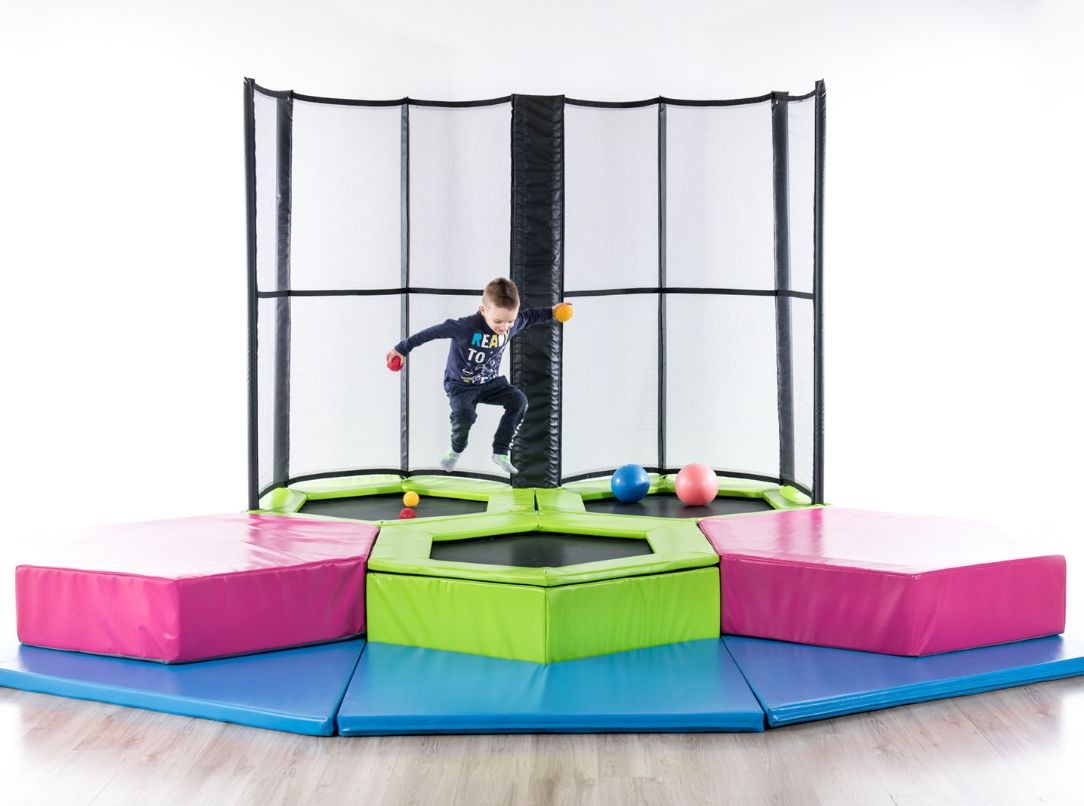 Trampolínová sestava HEXIA Indoor 3 - obrázek 1