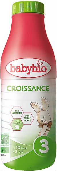 BabyBio Kojenecké mléko Croissance 3 tekuté 1l - NOVINKA 2020 - obrázek 1