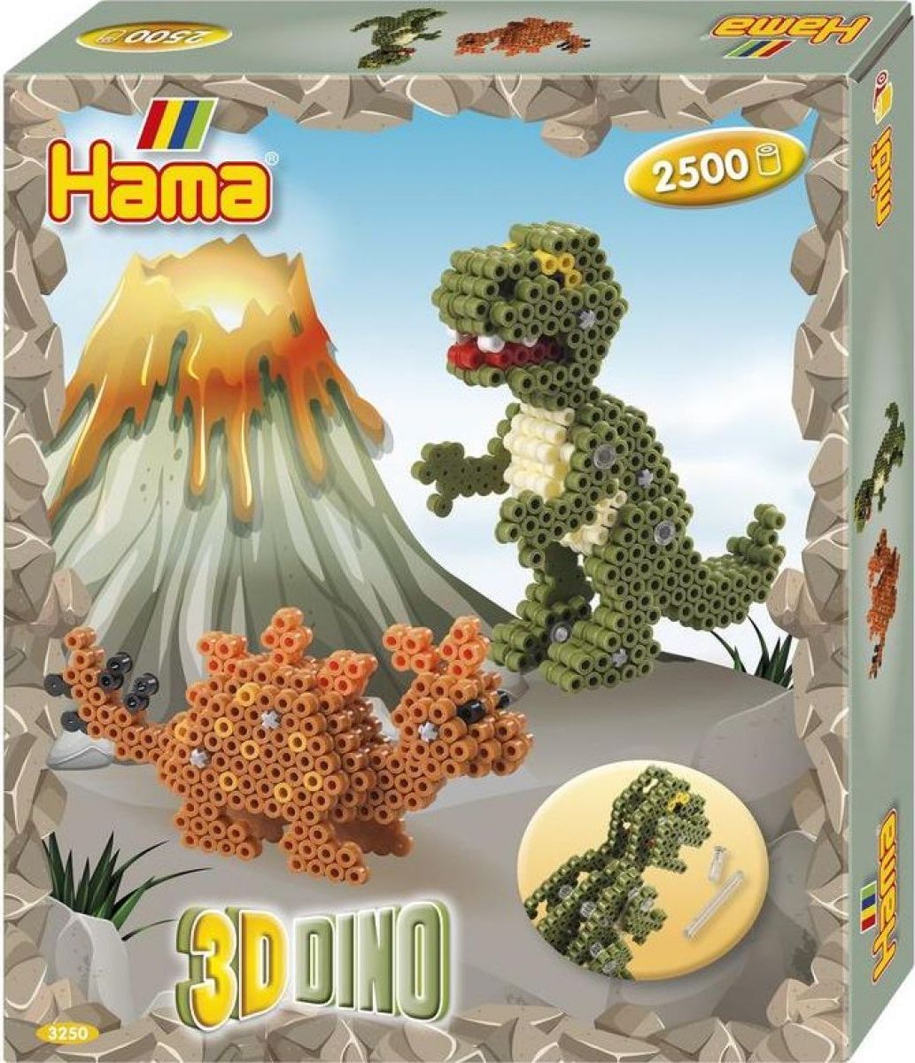 Hama Midi korálky 3D Dino - obrázek 1