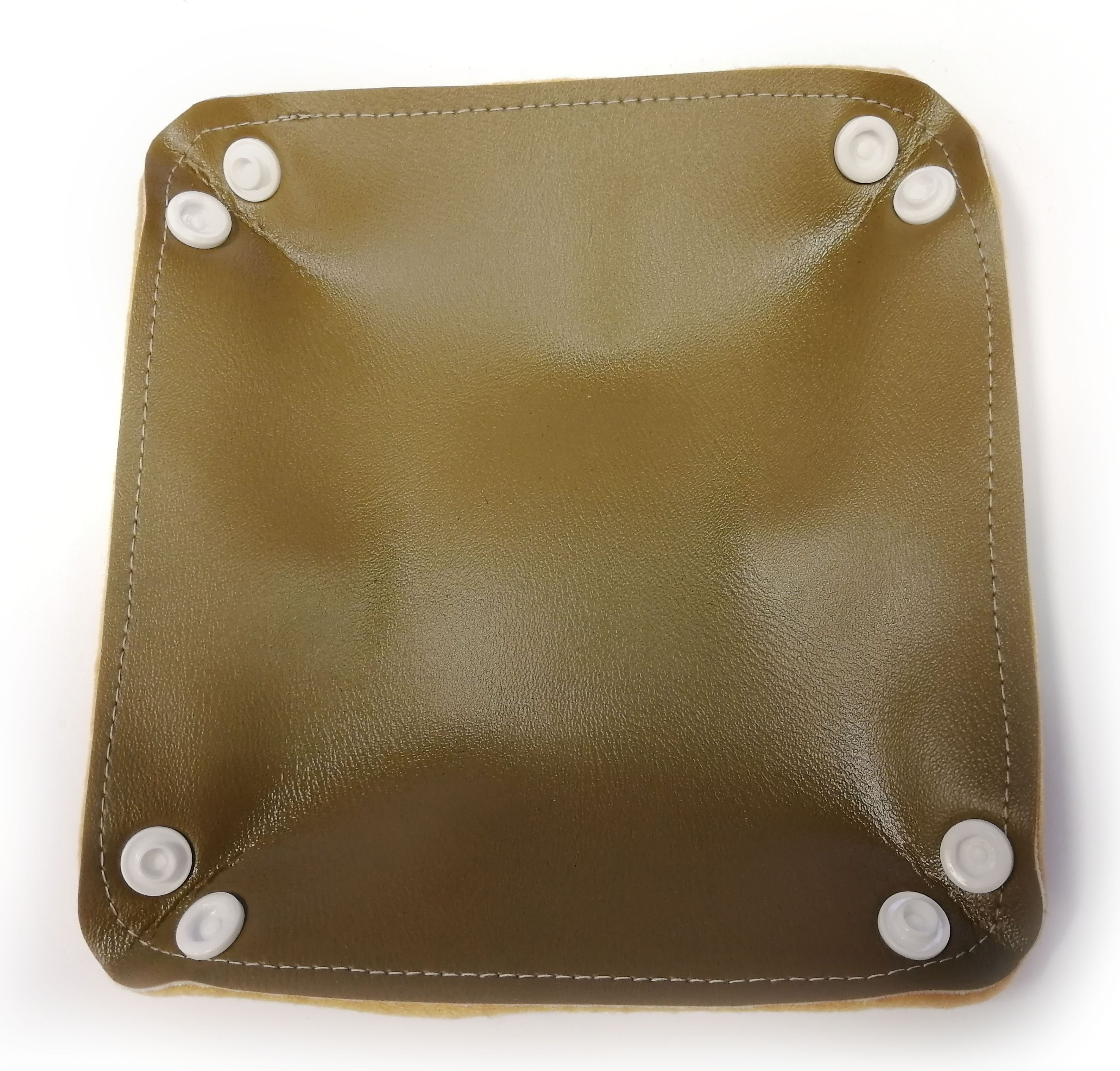 TLAMA games Rozkládací koženková miska cca 10 x 10 cm (6 barev) Barva: hnědá - obrázek 3
