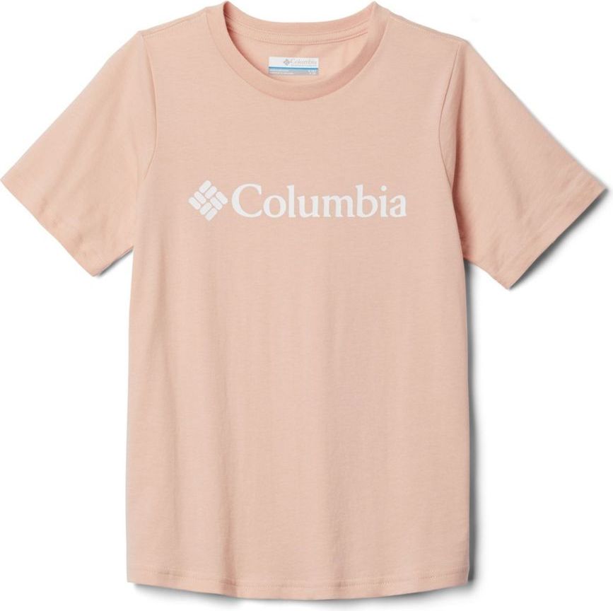 Columbia dívčí tričko CSC Basic Logo 104 růžová - obrázek 1