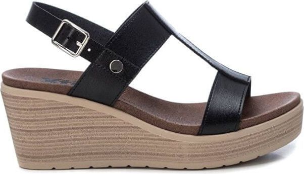 XTI Dámské sandále Black Pu Ladies Sandals 49868 Black (Velikost 36) - obrázek 1