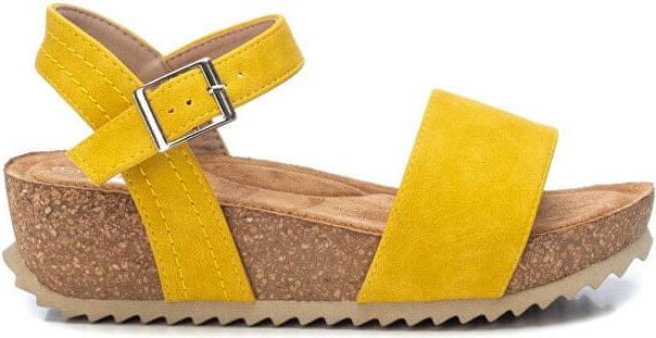XTI Dámské sandále Yellow Nobuk Pu Ladies Sandals 34256 Yellow (Velikost 39) - obrázek 1
