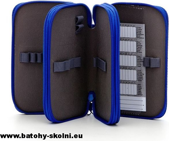 Školní penál třípatrové pouzdro Sport - obrázek 3