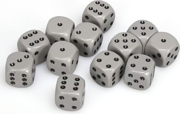 Chessex Hrací kostka šestistěnná matná 16mm Barva: tmavě modrá / zlatá - obrázek 10