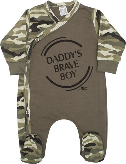 NEW BABY | New Baby Army | Kojenecký overal New Baby Army boy | Zelená | 62 (3-6m) - obrázek 1