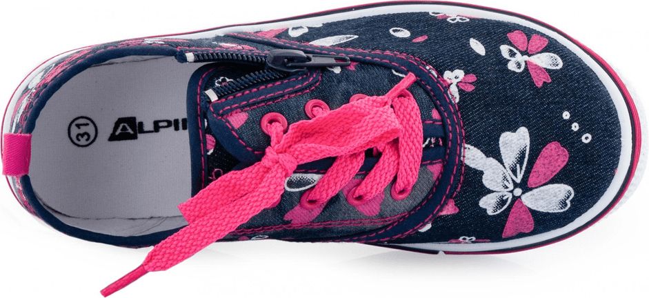 ALPINE PRO dívčí obuv SAIRO 31 růžová/modrá - obrázek 1