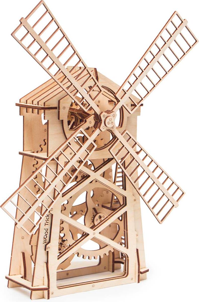 Wood Trick "Mlýn" - 3D dřevěné mechanické puzzle - obrázek 1