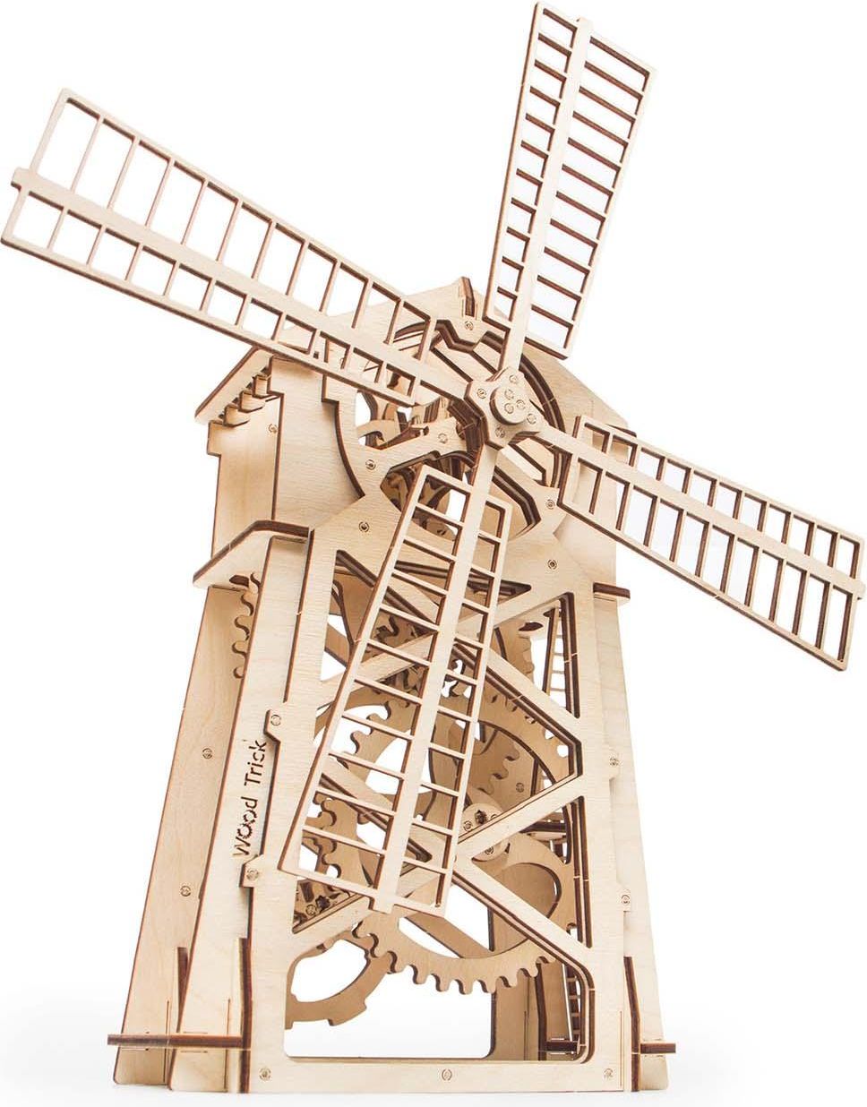 Wood Trick "Mlýn" - 3D dřevěné mechanické puzzle - obrázek 2