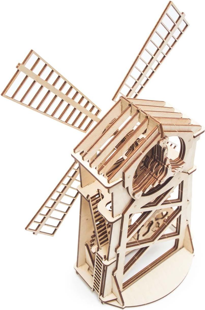 Wood Trick "Mlýn" - 3D dřevěné mechanické puzzle - obrázek 3