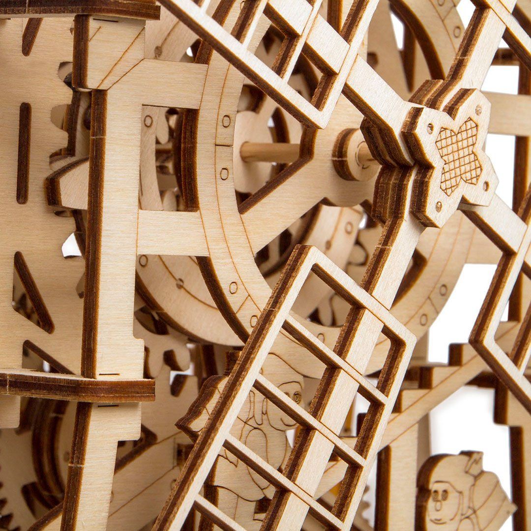 Wood Trick "Větrný mlýn" - 3D dřevěné mechanické puzzle - obrázek 6