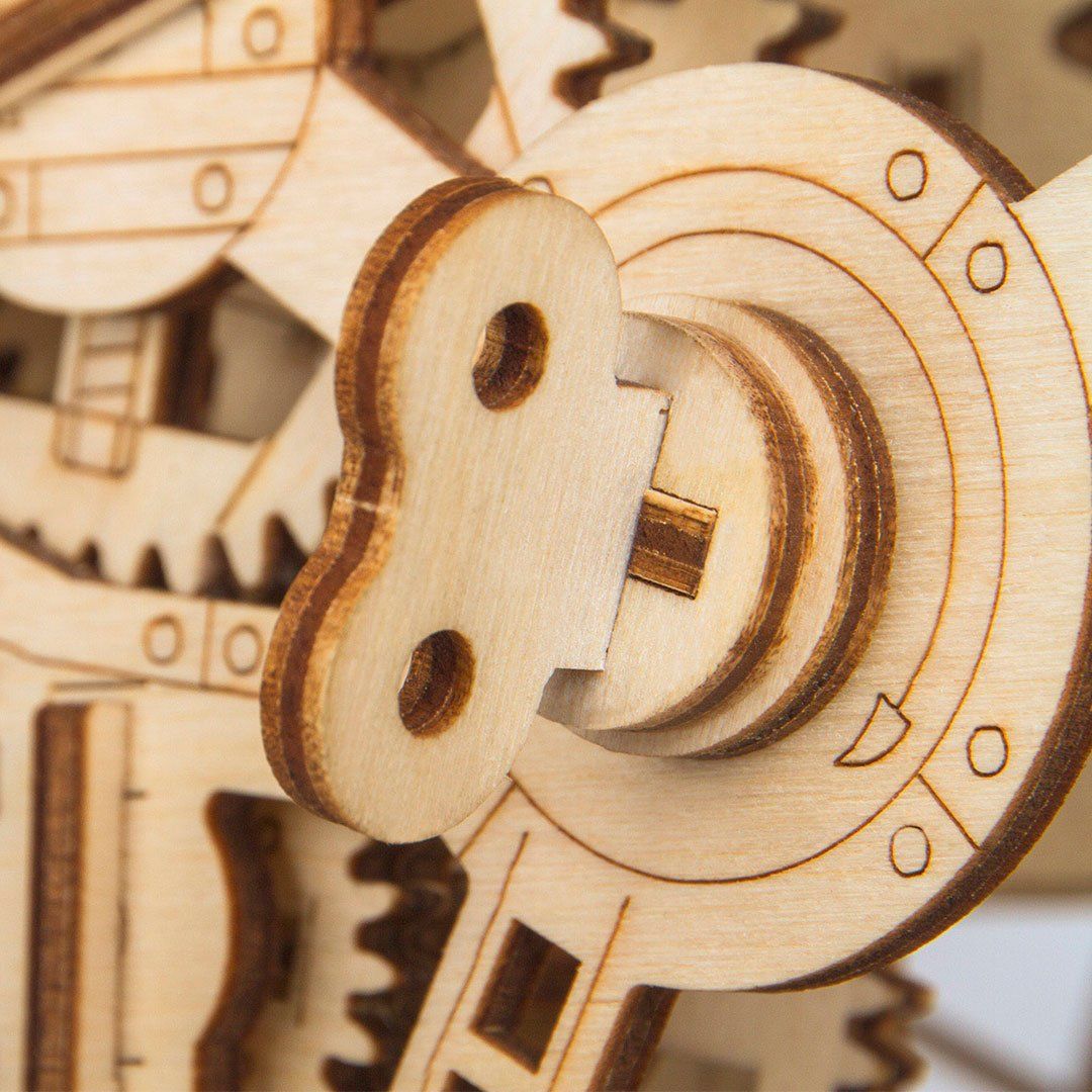 Wood Trick "Větrný mlýn" - 3D dřevěné mechanické puzzle - obrázek 7
