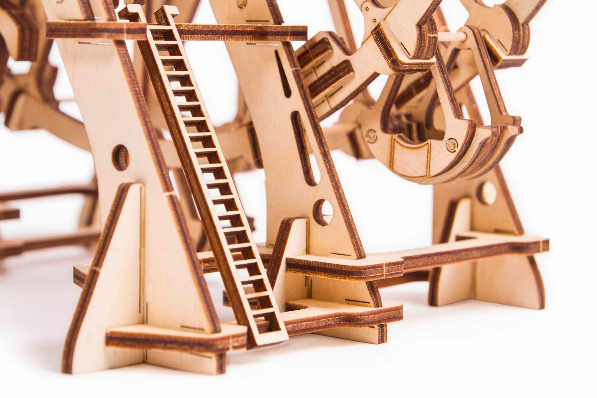 Wood Trick  "Vyhlídkové kolo" - 3D dřevěné mechanické puzzle - obrázek 7