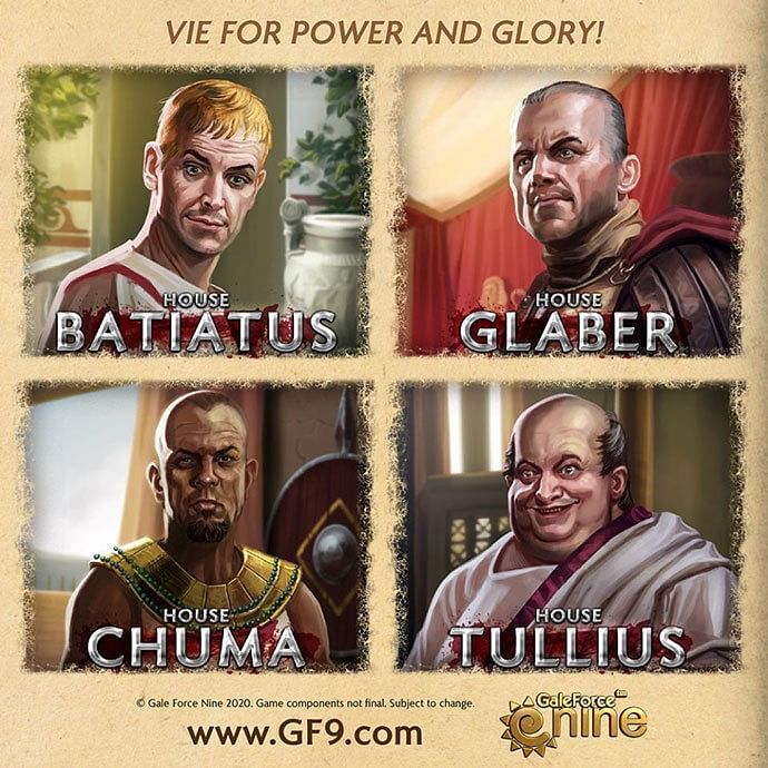 Gale Force Nine Spartacus: A Game of Blood & Treachery 2nd Edition - obrázek 3