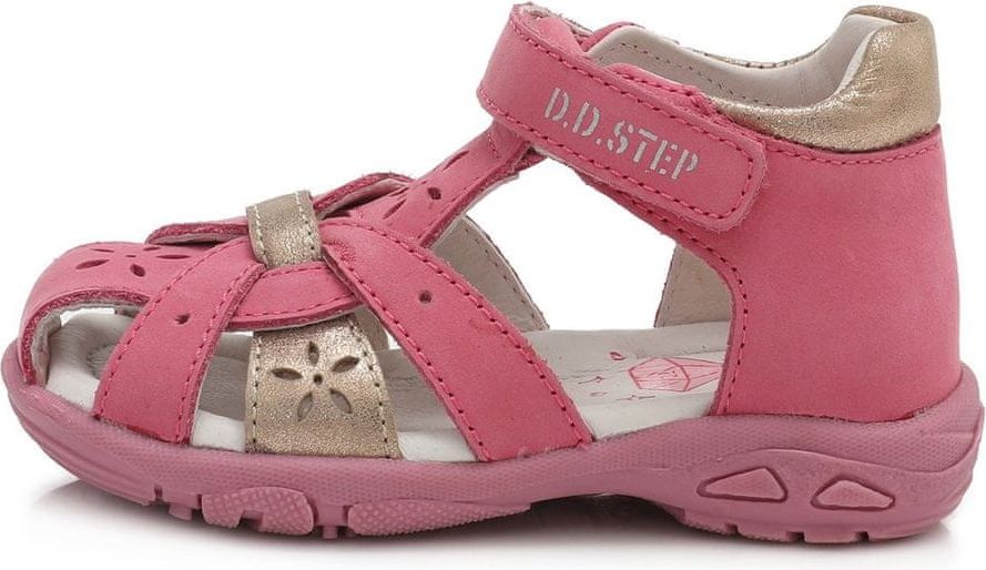 D-D-step Dívčí jarní obuv AC290-119 19 růžová - obrázek 1