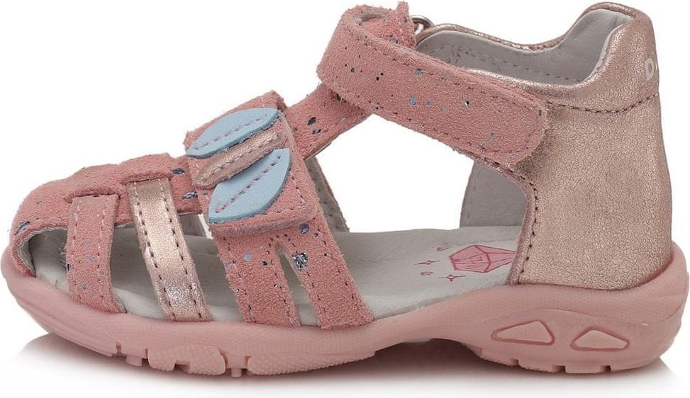 D-D-step Dívčí sandály AC290-788 19 růžová - obrázek 1