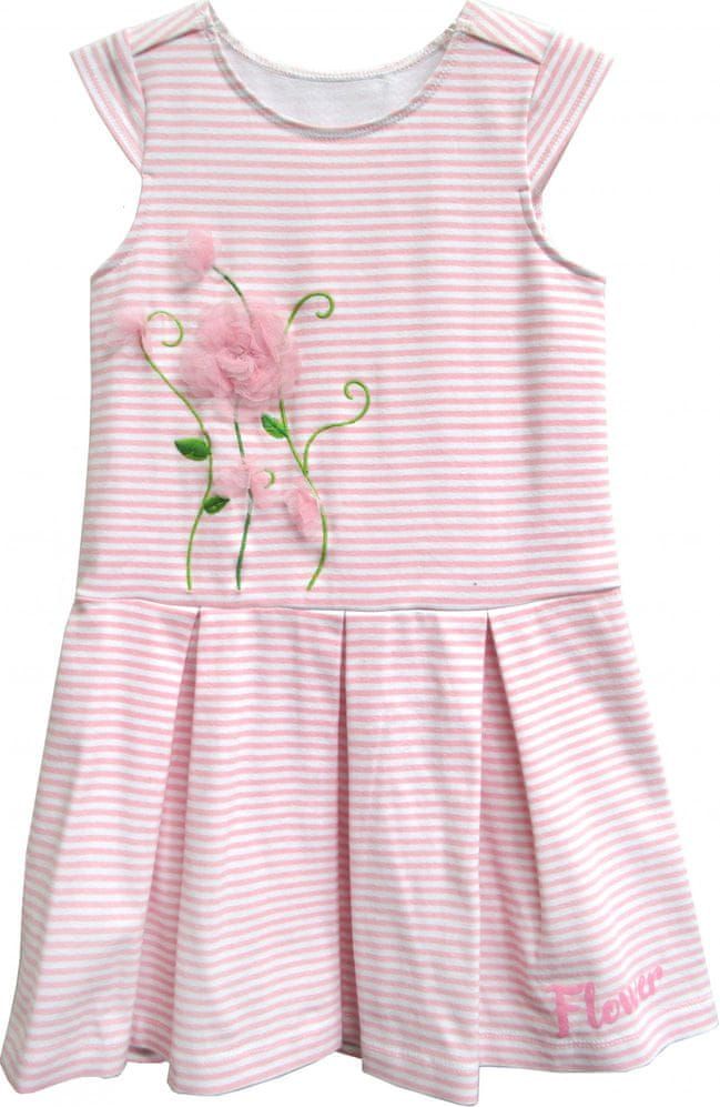 Topo dívčí šaty 98, růžová - obrázek 1