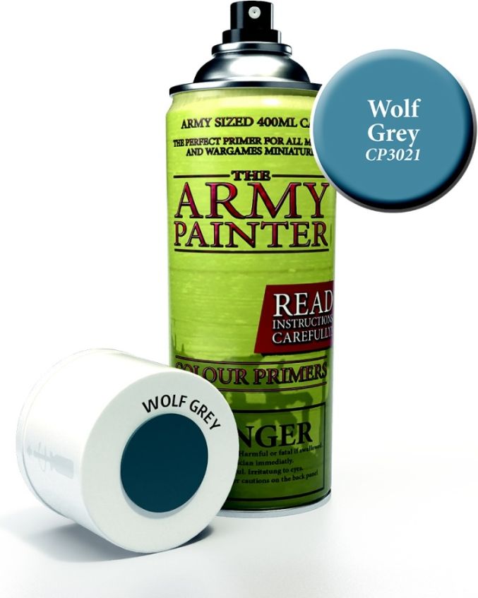 The Army Painter - Colour Primer: Wolf Grey (400ml) - obrázek 1