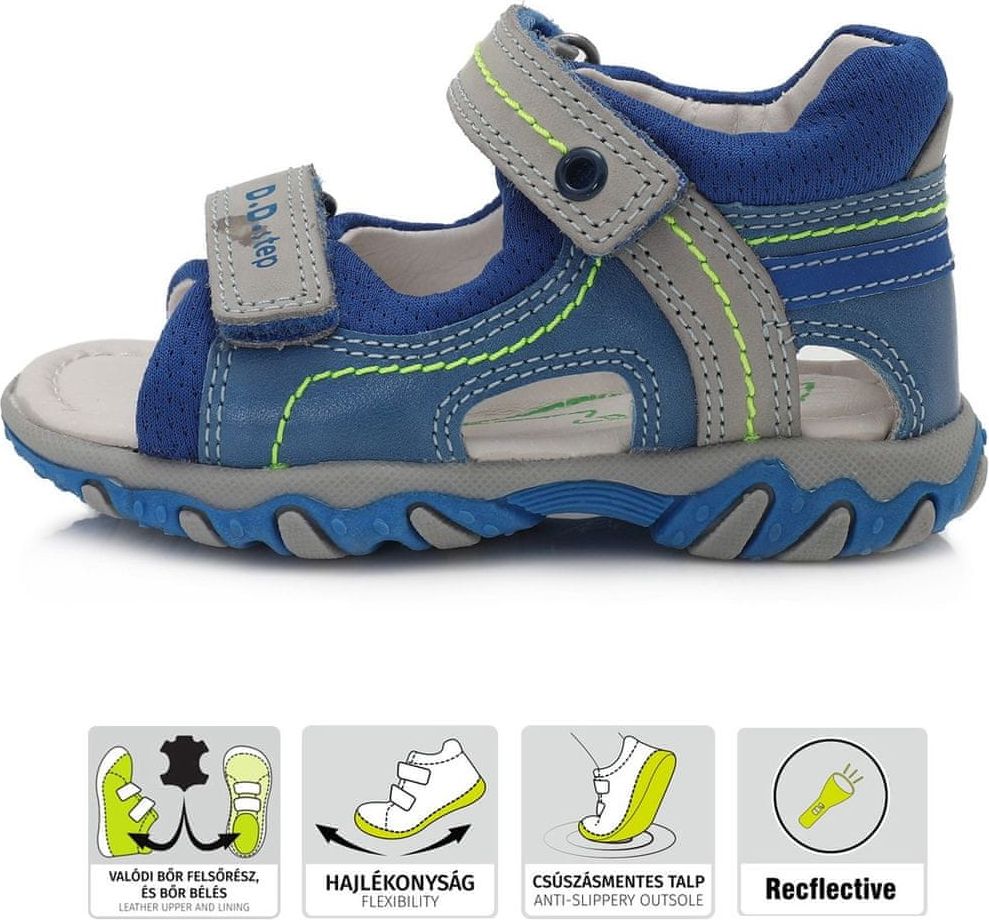 D-D-step chlapecké sandály AC625-232 26 modrá - obrázek 1