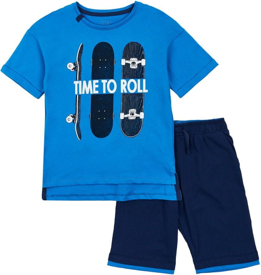 Garnamama chlapecké tričko a šortky 98 modrá - obrázek 1