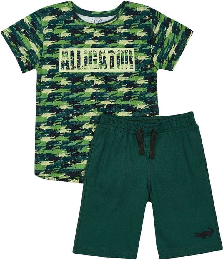 Garnamama chlapecké tričko a šortky 104 zelená - obrázek 1