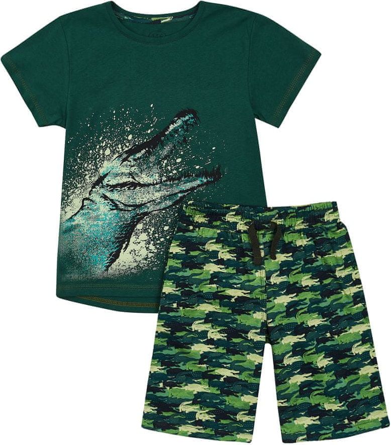 Garnamama chlapecké tričko a šortky 92 zelená - obrázek 1