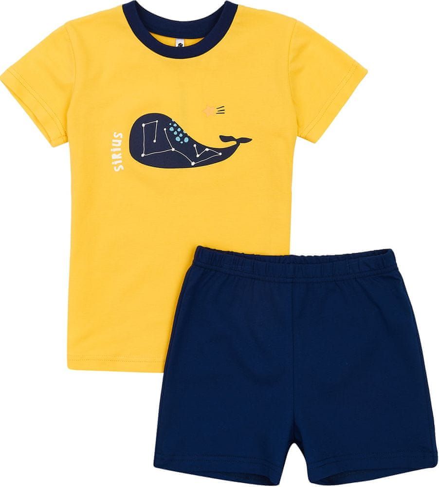Garnamama chlapecké pyžamo STAR 104, žlutá/modrá - obrázek 1