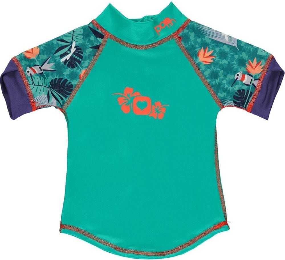 Pop-in dětské tričko s UV filtrem Hummingbird S (6-12 m) zelená - obrázek 1