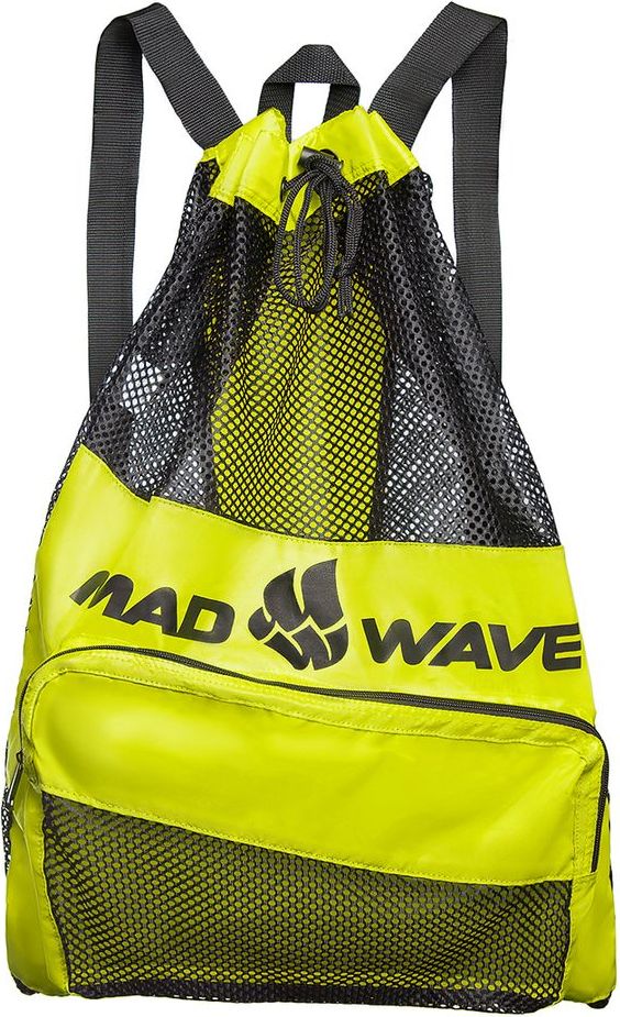 Mad Wave MAD WAVE Vak na pomůcky s popruhy na záda - zelený - obrázek 1