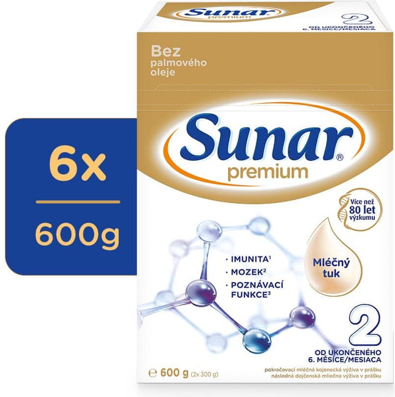 Sunar Premium 2, 6x 600g - obrázek 1