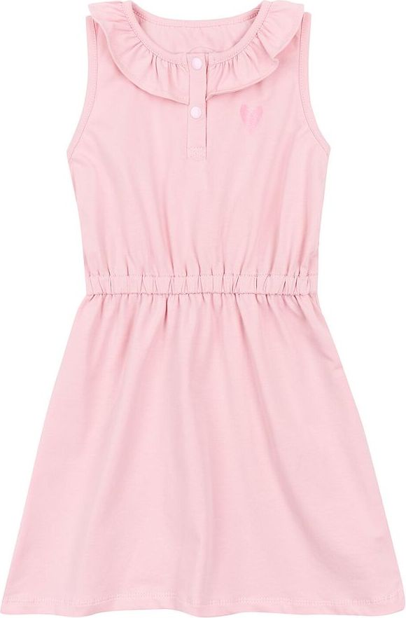 Garnamama Dívčí šaty 104 růžová - obrázek 1