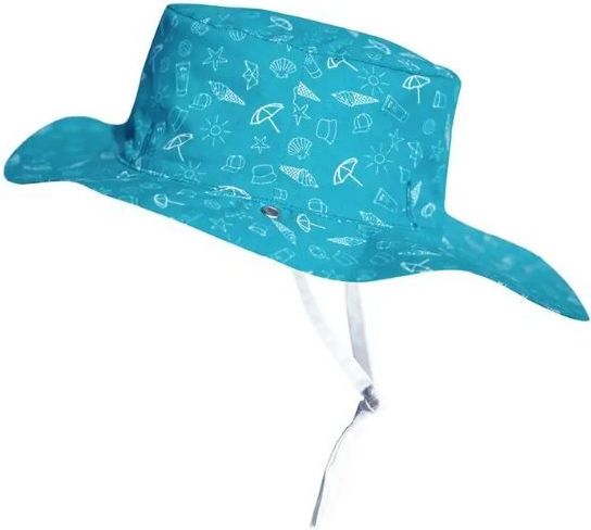Ki-ET-LA Dětský oboustranný klobouk s UV ochranou 50-52 cm modrá - obrázek 1