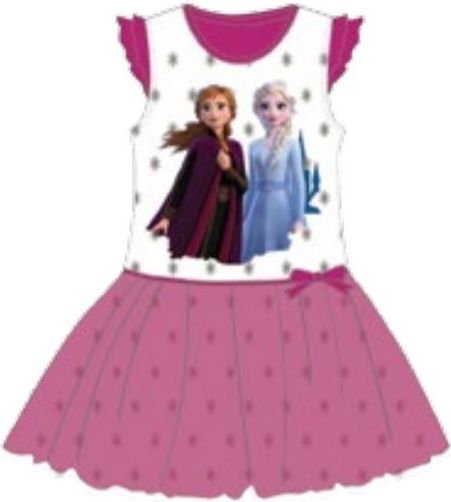 SETINO Dětské šaty Frozen 2 - tmavě růžová - 140/9 – 10 let - obrázek 1