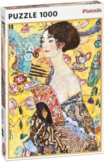 Piatnik Klimt - Dáma s vějířem 1000 dílků - obrázek 1