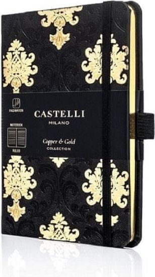 Castelli Italy Zápisník C&G Baroque Gold - A6 - obrázek 1