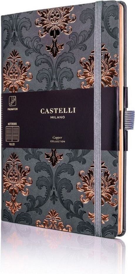 Castelli Italy Zápisník C&G Baroque Copper - linkovaný - obrázek 1