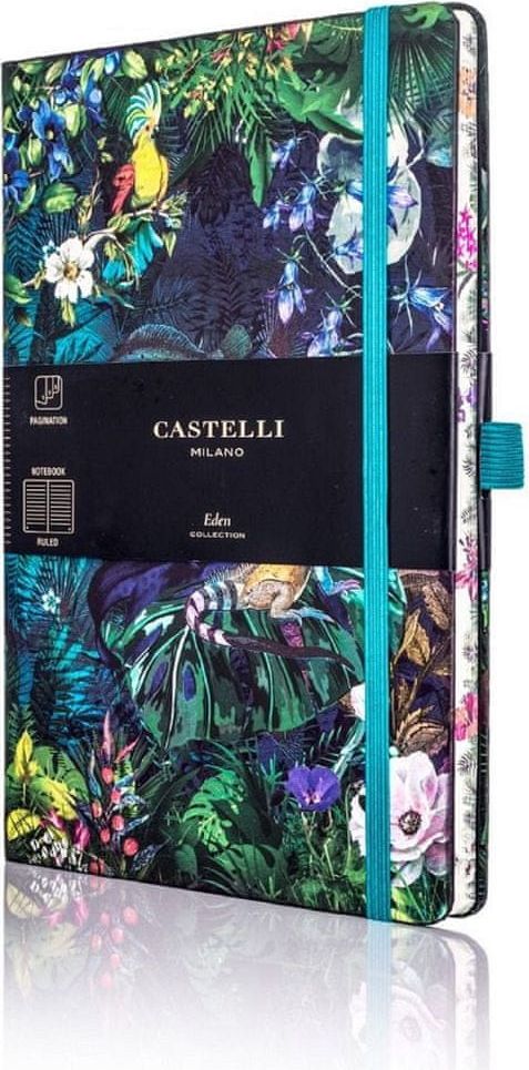 Castelli Italy Zápisník Eden Lily - A5, linkovaný - obrázek 1