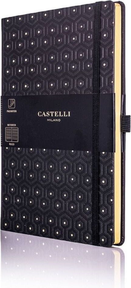 Castelli Italy Zápisník C&G Honey Gold - A5 - obrázek 1