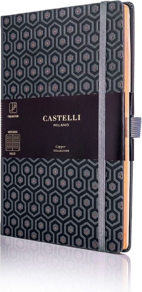 Castelli Italy Zápisník C&G Honey Copper - čtverečkovaný - obrázek 1