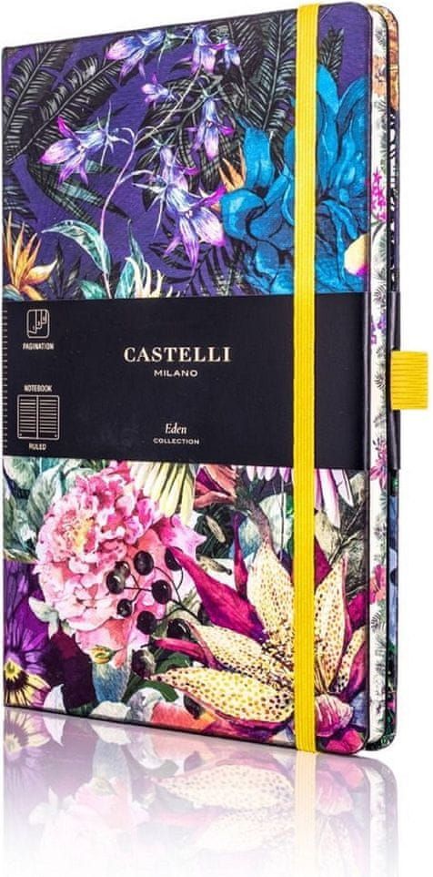 Castelli Italy Zápisník Eden Cocktaiel - A5, linkovaný - obrázek 1