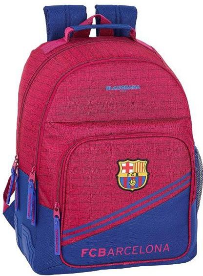 CurePink Batoh FC Barcelona: 2019 (objem 20 litrů, 32 x 42 x 15 cm) červená polyester - obrázek 1