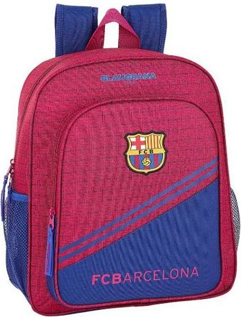 CurePink Batoh FC Barcelona: Junior (objem 14,5 litrů|38 x 32 x 12 cm) polyester - obrázek 1
