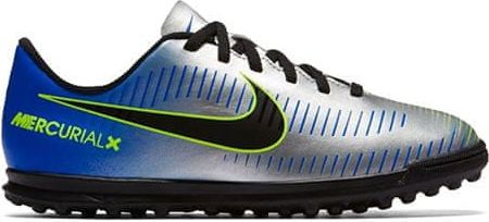 Nike JR MERCURIALX VRTX III NJR TF, 20 | FOOTBALL/SOCCER | GRD SCHOOL UNSX | LOW TOP | RACER BLUE/BLACK-CHROME-VOLT | 4.5Y - obrázek 1
