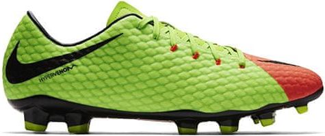 Nike HYPERVENOM PHELON III FG, 20 | FOOTBALL/SOCCER | MENS | LOW TOP | ELECTRIC GREEN/BLACK-HYPER ORA | 10 - obrázek 1