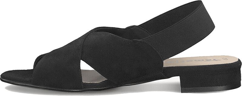 Tamaris Dámské kožené sandále 1-1-28017-34-001 Black (Velikost 39) - obrázek 1