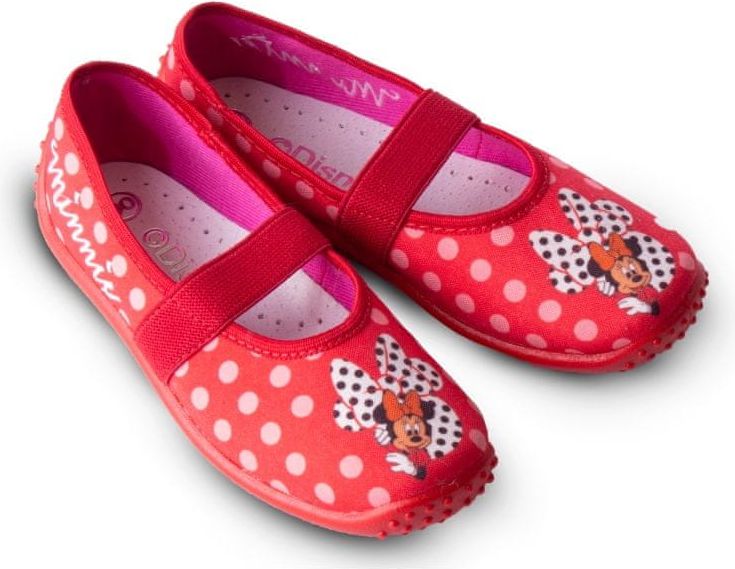 Zetpol Dívčí pantofle Disney - Minnie červené - 32 - obrázek 1