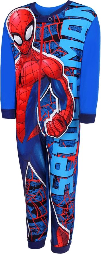 SETINO Marvel Chlapecké bavlněné pyžamo overal - Spiderman - světle modrá - 92–98 / 2–3 let - obrázek 1