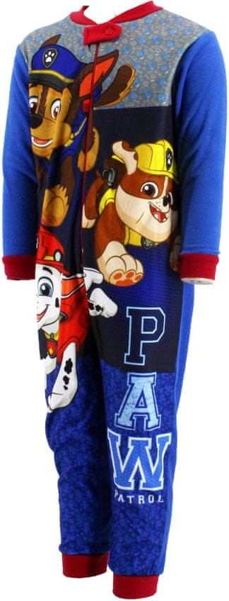 SETINO Chlapecké zateplené pyžamo overal Paw Patrol - červené - 98 / 2–3 let - obrázek 1